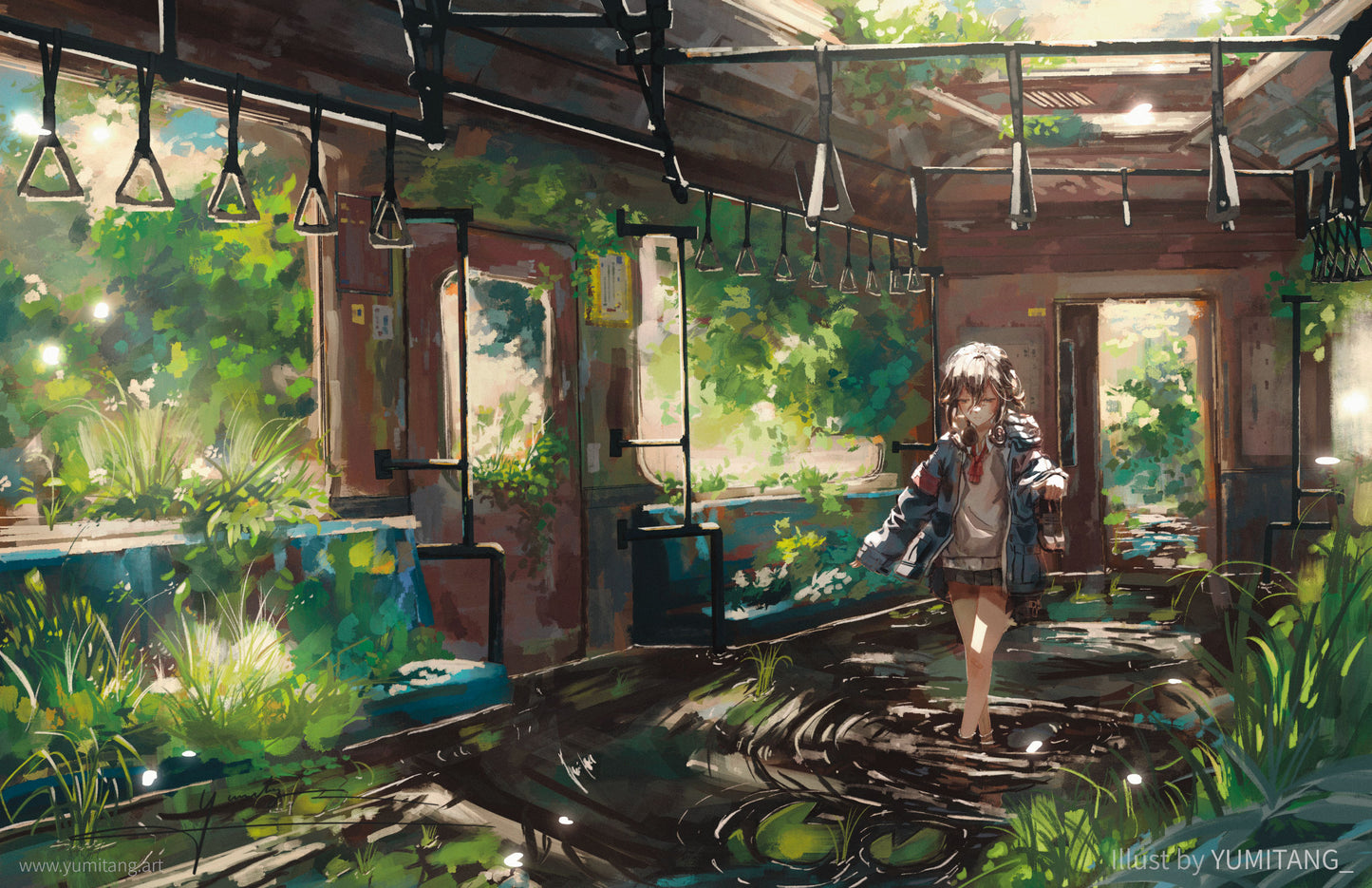 Abandoned Subway 11"x17" Print