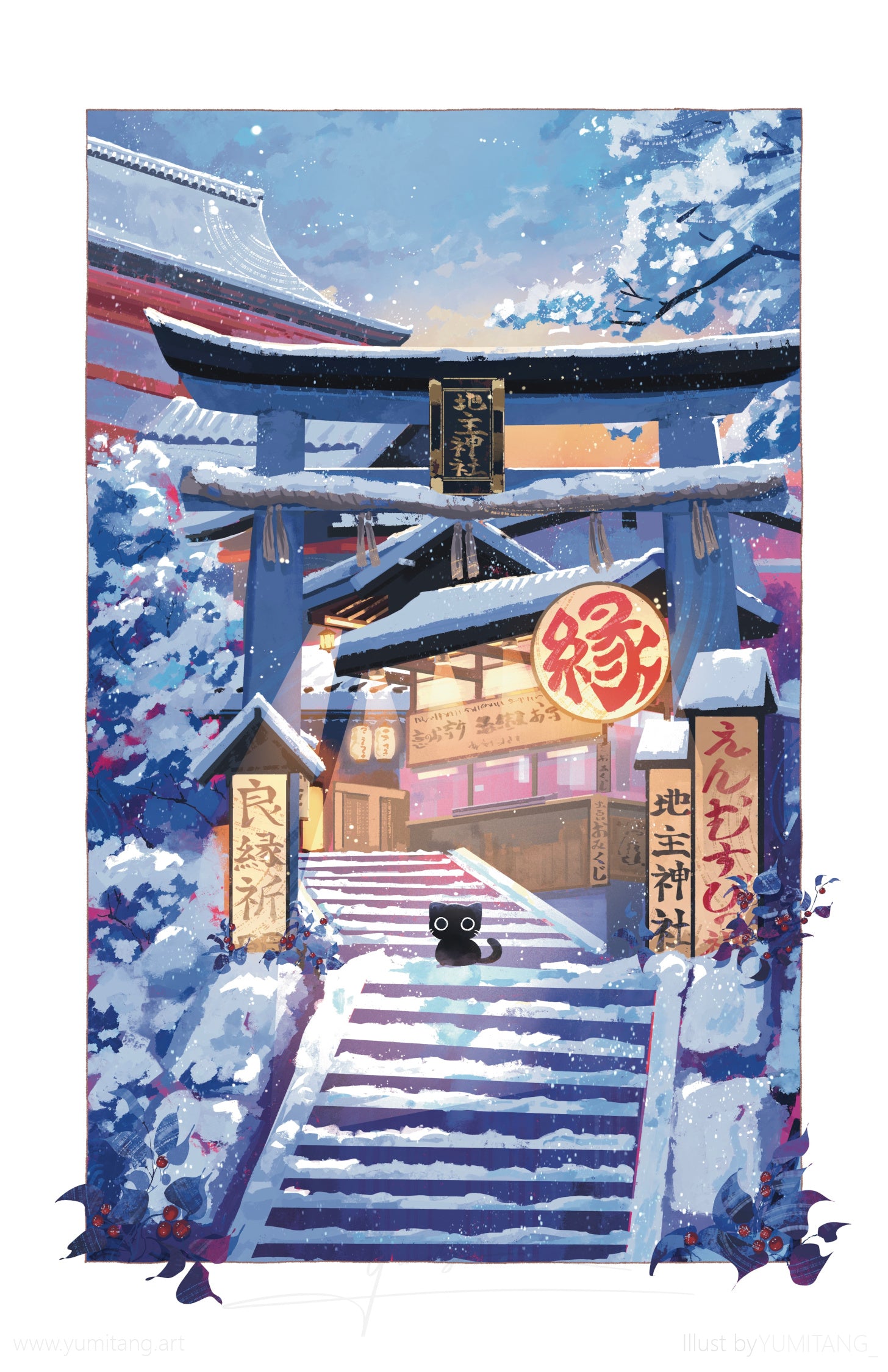 Snowy Cat
