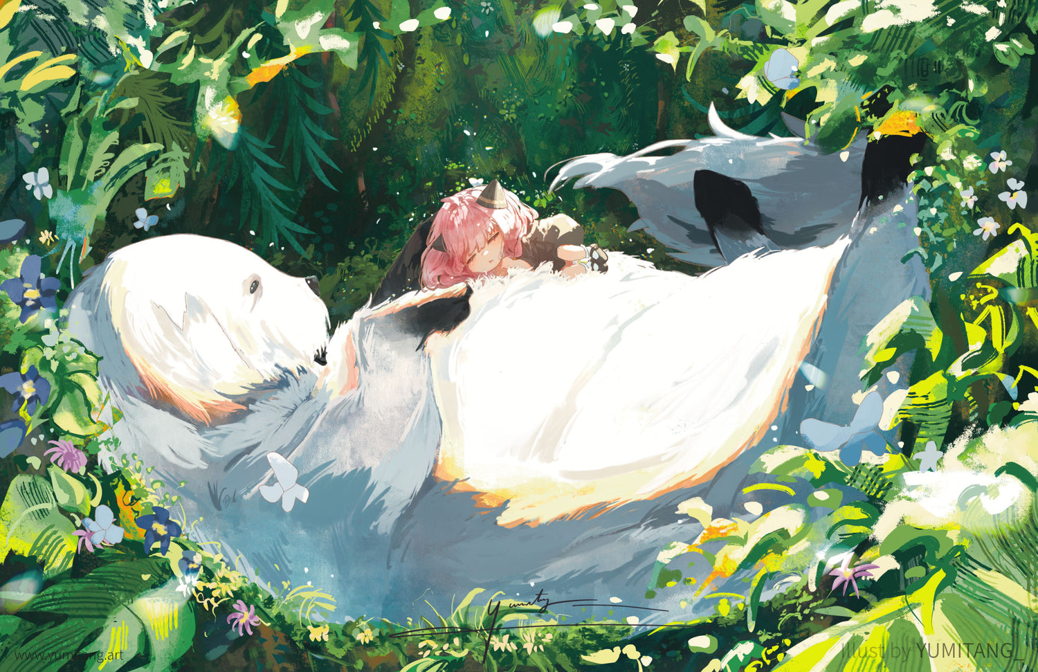 Fuwa Fuwa 11"x17" Print